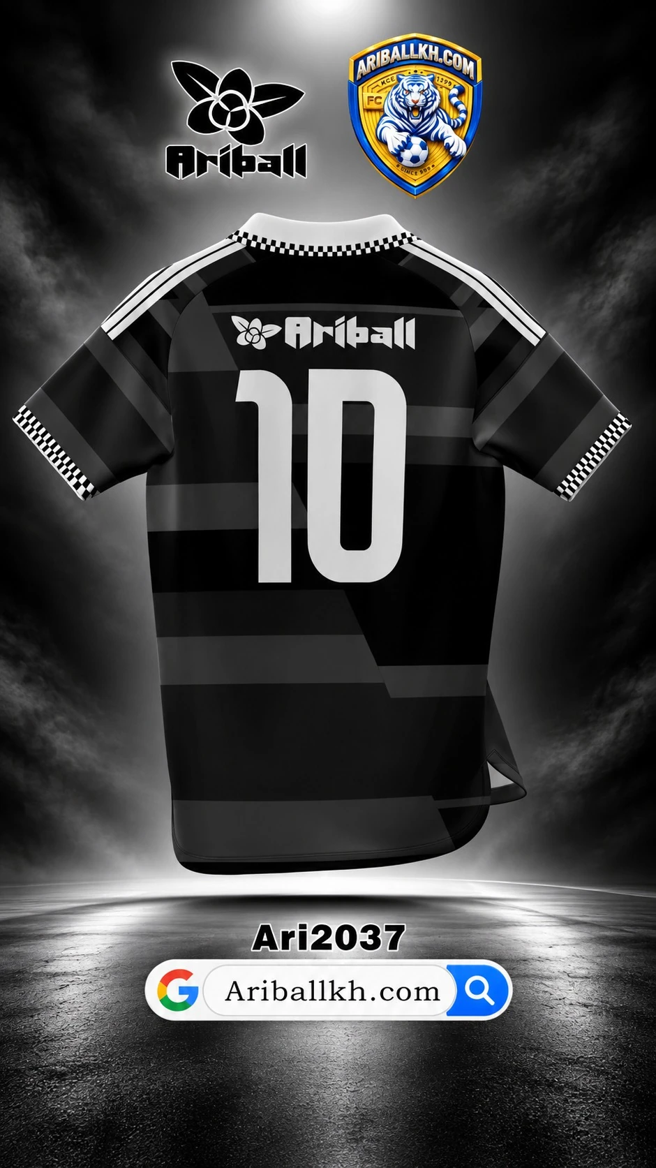 ARIBALL ARI2037 football jersey back