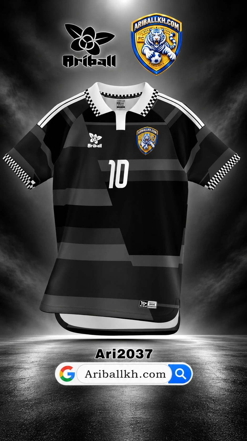 ARIBALL ARI2037 football jersey front
