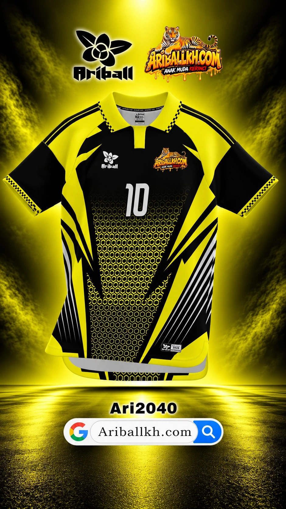 ARIBALL ARI2040 football jersey front