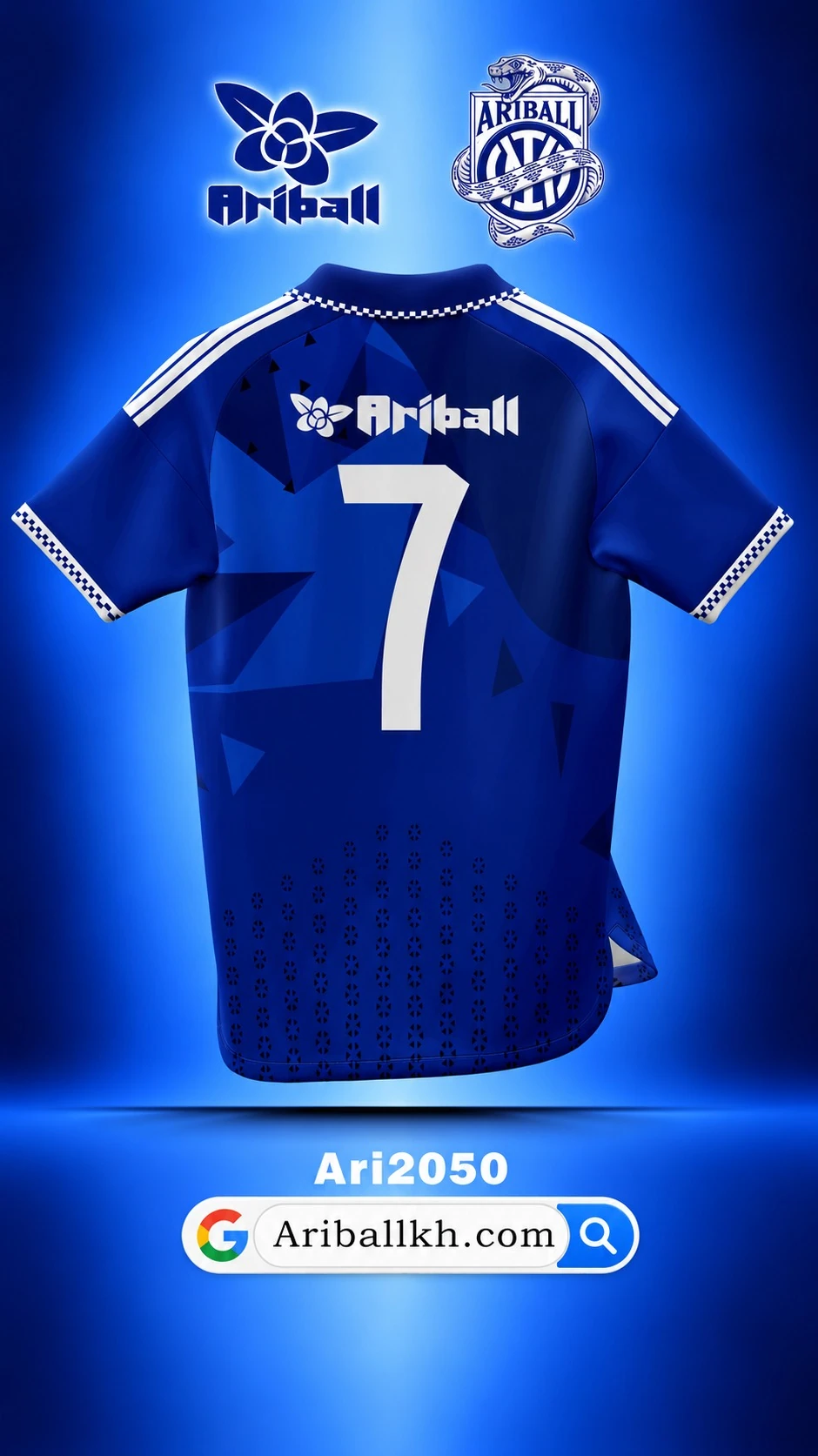ARIBALL ARI2050 football jersey back