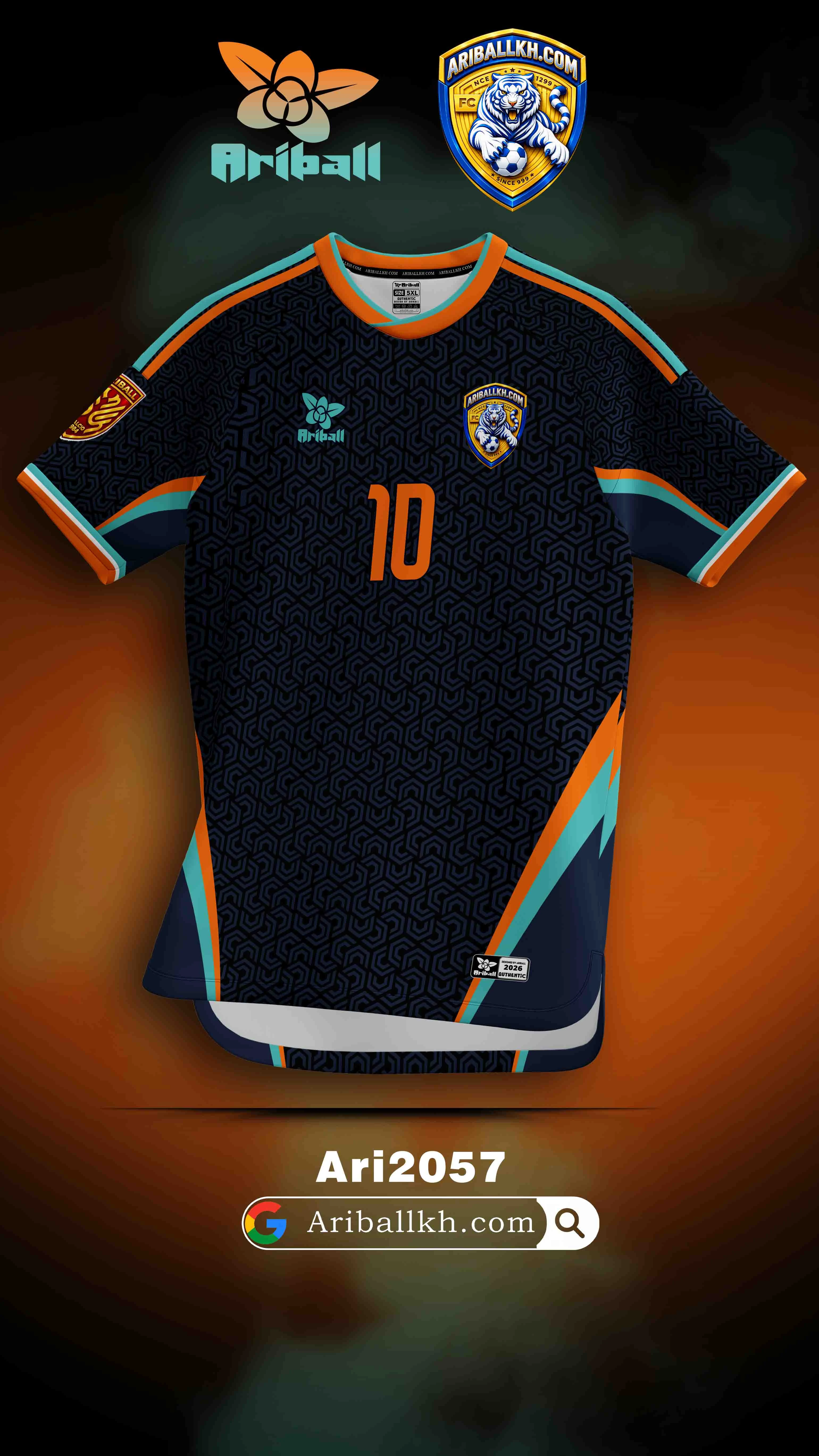 ARIBALL ARI2057 football jersey front