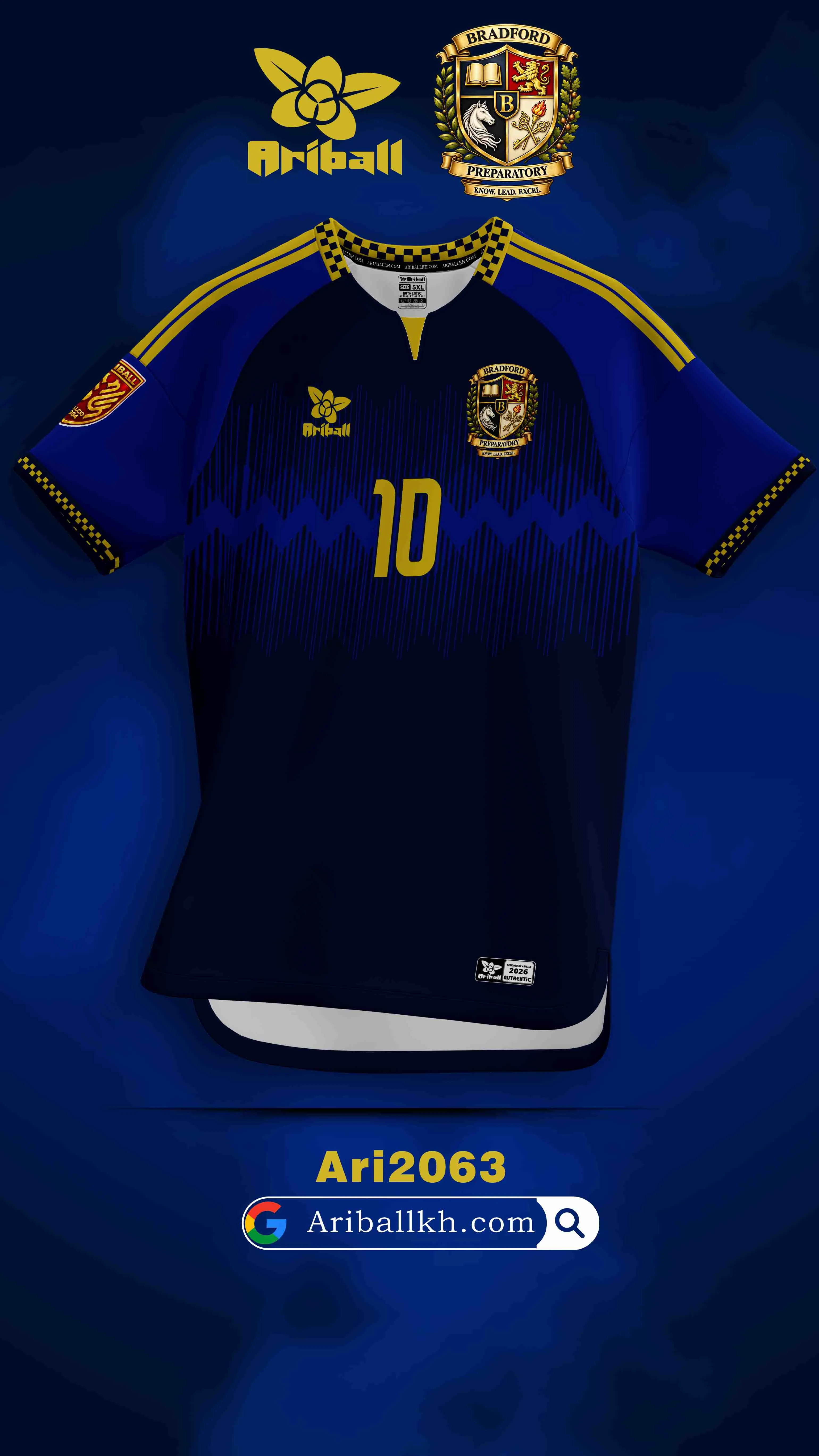 ARIBALL ARI2063 football jersey front