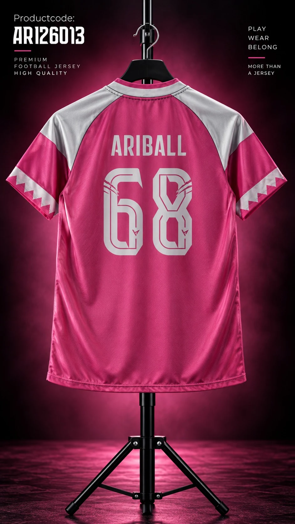 ARIBALL ARI26013 football jersey back